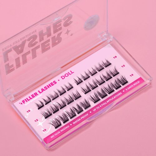 byCaxs Doll Filler Lashes Pre-Bonded Open Box Tray